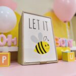 Παιδικό Ξύλινο Κουτί με Σχέδιο Μέλισσα