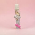 Λαμπάδα με Ξύλινη Μπαλαρίνα