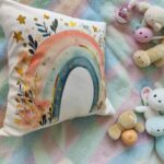 Διακοσμητικό Μαξιλάρι Παιδικού Δωματίου Ουράνιο Τόξο