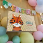 Παιδικό Ξύλινο Κουτί με Σχέδιο Τίγρη